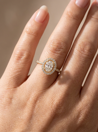 Oval Stud Gemstone Silver Ring | Zeya Luxe Jewels