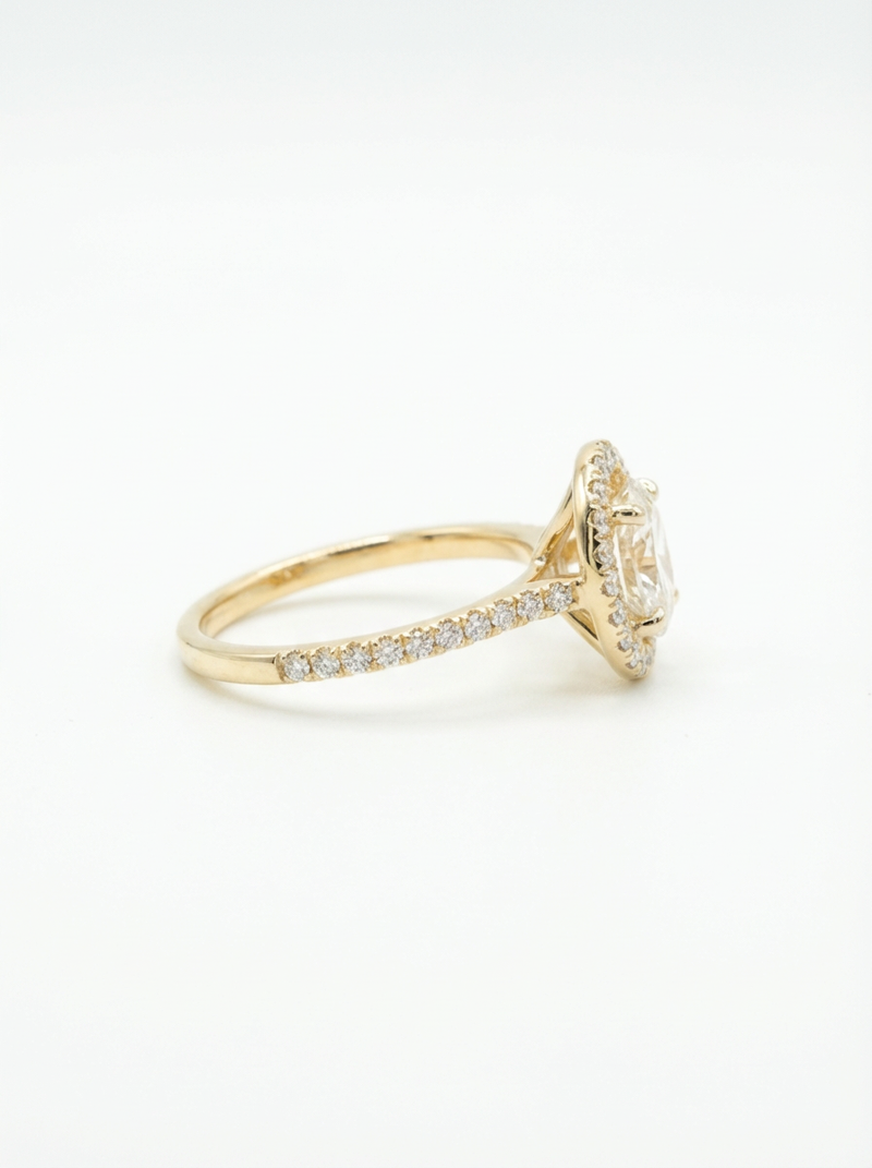 Oval Stud Gemstone Silver Ring | Zeya Luxe Jewels