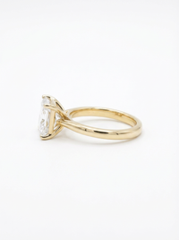 Princess Stud Gemstone Silver Ring | Zeya Luxe Jewels