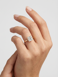 Princess Stud Gemstone Silver Ring | Zeya Luxe Jewels
