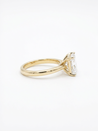 Princess Stud Gemstone Silver Ring | Zeya Luxe Jewels