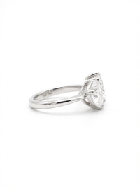 Pear & Heart Gemstone Silver Ring | Zeya Luxe Jewels