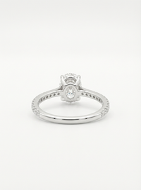 Oval Stud Gemstone Silver Ring II | Zeya Luxe Jewels