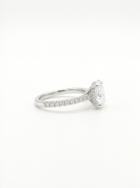 Oval Stud Gemstone Silver Ring II | Zeya Luxe Jewels