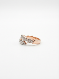 Overlapping Gemstone Silver Ring | Zeya Luxe Jewels