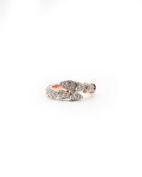 Overlapping Gemstone Silver Ring | Zeya Luxe Jewels