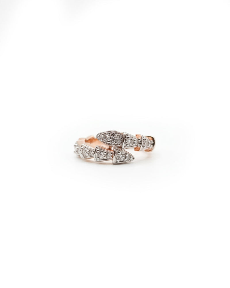 Overlapping Gemstone Silver Ring | Zeya Luxe Jewels