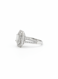 Brilliant Stud Silver Ring | Zeya Luxe Jewels