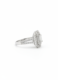 Brilliant Stud Silver Ring | Zeya Luxe Jewels